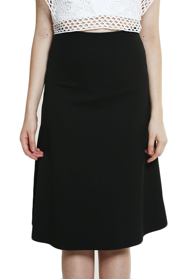 Ohela Midi Skirt (Black)
