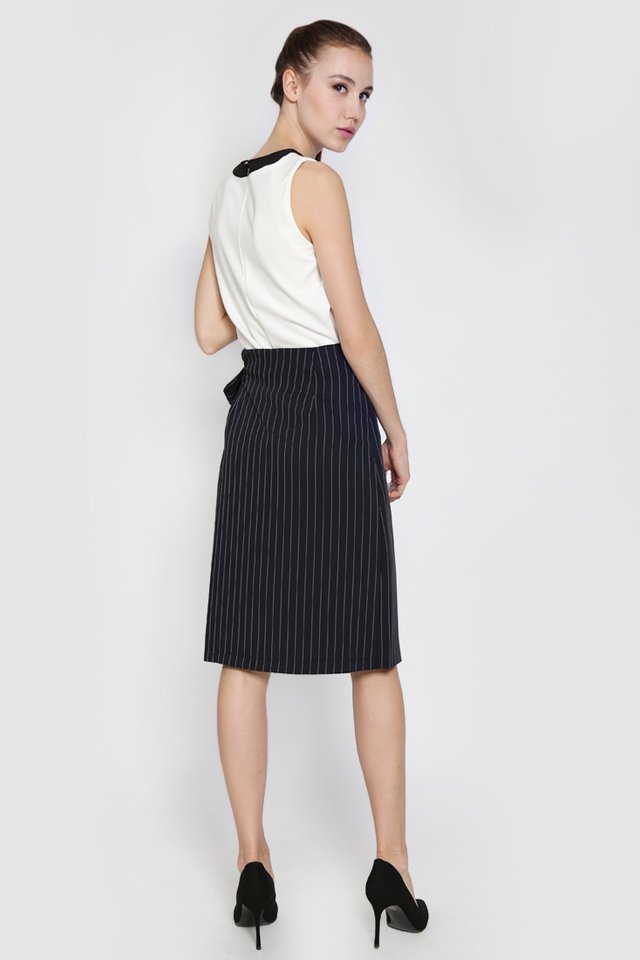 Lovise Pinstripe Skirt