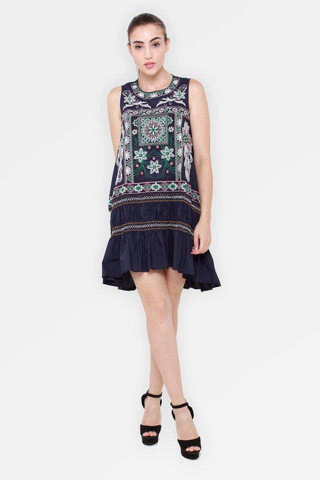 Vanna Embroidery Dress