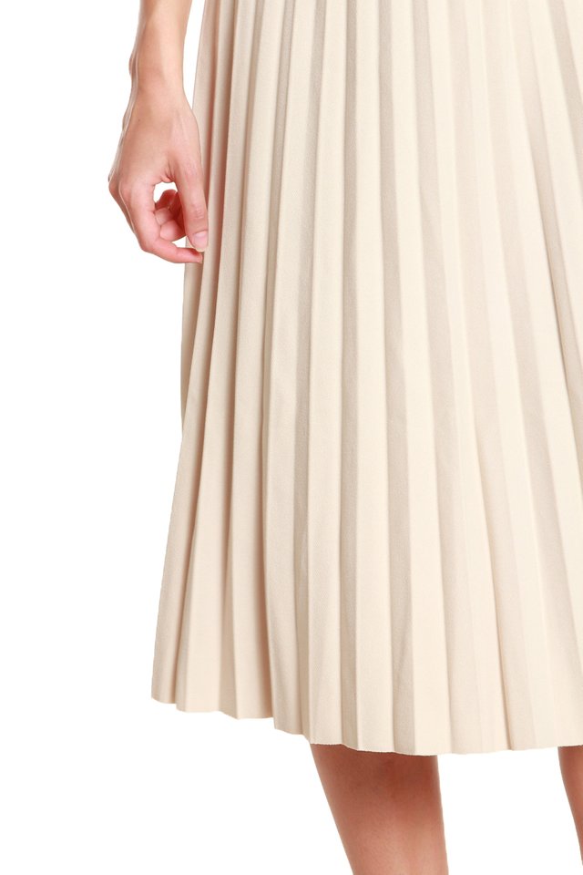 Kasey Pleated Midi Skirt