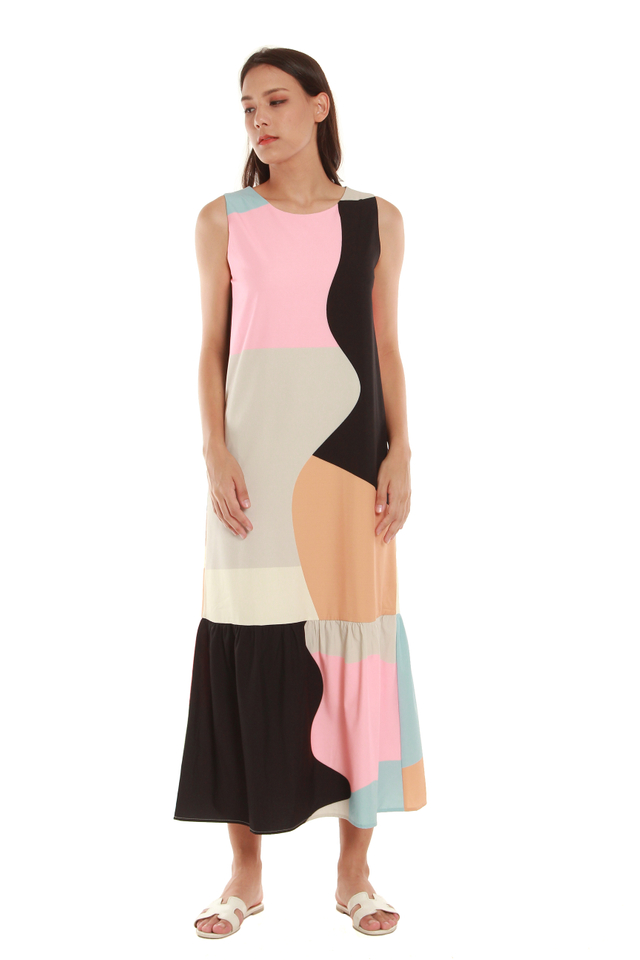 Jayla Abstract Maxi Dress