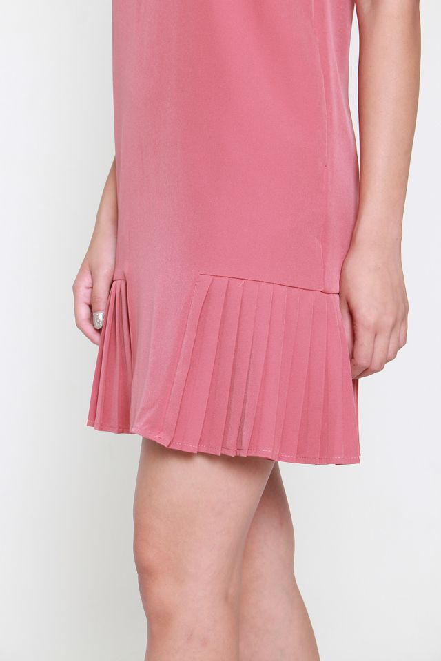 Ranielle Sleeveless Mini Dress in Tea Rose